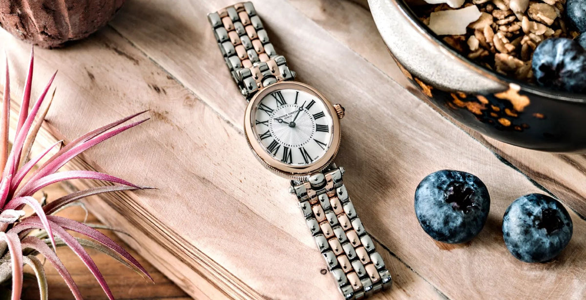 Frederique Constant Ladies\' Swiss Made Art Deco Diamond Watch & Leather Strap Frederique Constant Diamond Ladies Art Deco Stlye Watch  main image 2