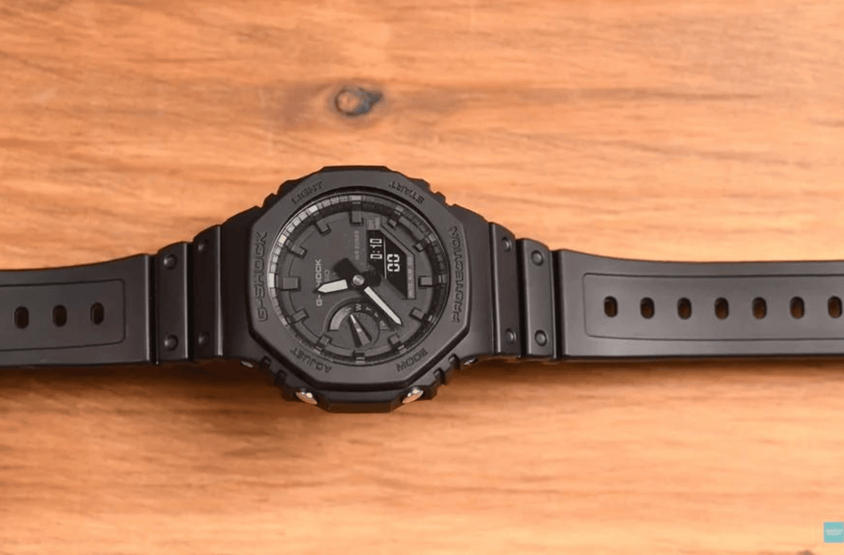 G Shock Men s Black Watch Review Octagonal Shape Casioak