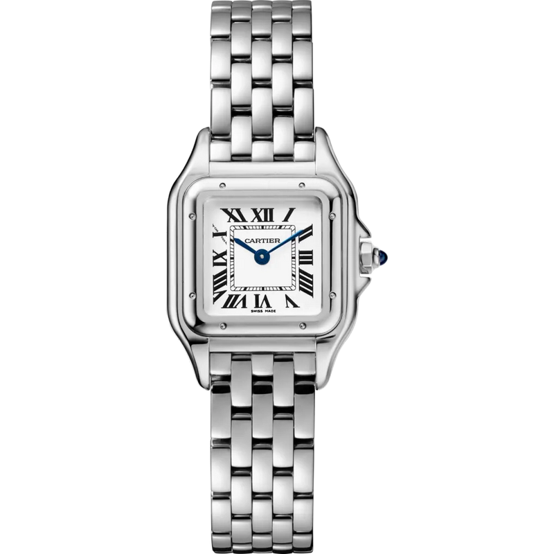 Cartier Tank Panthere Ladies Silver Watch WSPN0006