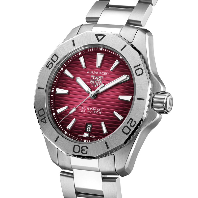 Tag Heuer WBP2114.BA0627 Men's Automatic Aquaracer Professional 200 Red Watch
