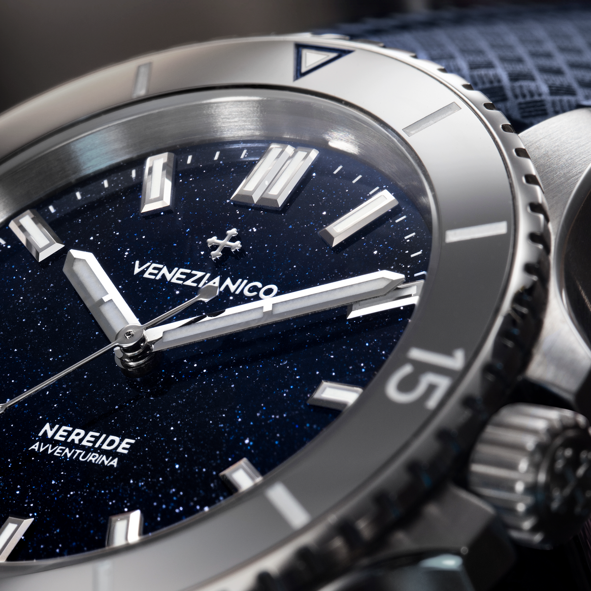 Venezianico Nereide Avventurina 39 Men's Diver Watch | WatchPilot