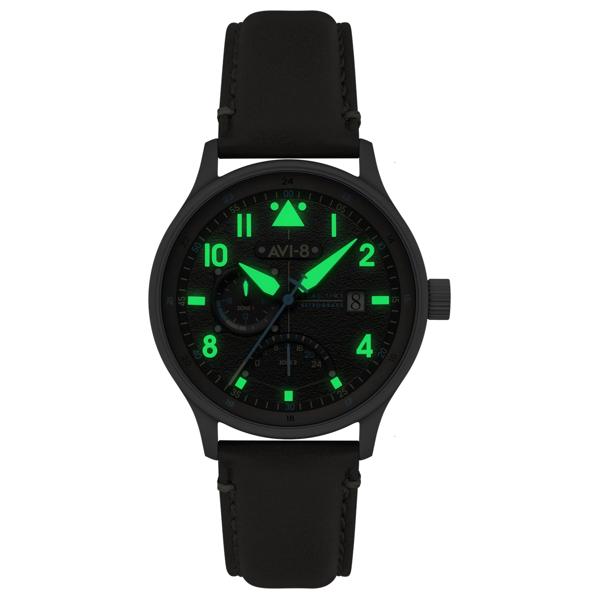 AVI-8 Hawker Hurricane McKellar Men's Grey Dual Time Watch, view 2