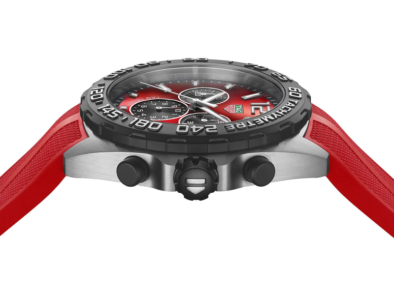Tag Heuer CAZ101AN.FT8055 Men's Formula 1 Chronograph Red Rubber Watch