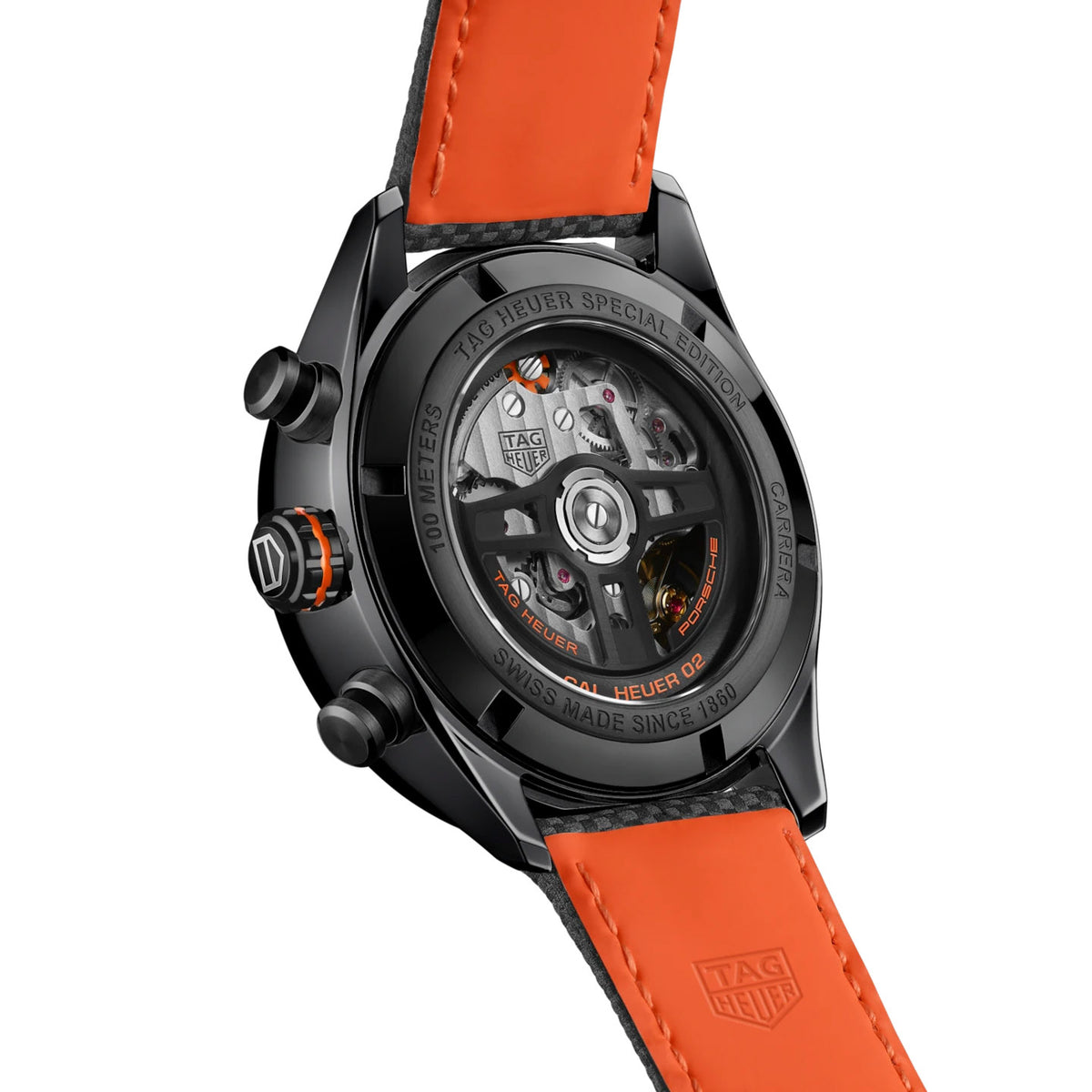 Tag Heuer Carrera Men's Black Orange Chronograph X Porsche Racing