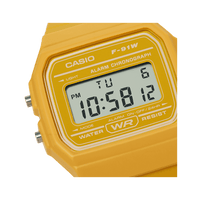 Casio Watch Classic Sports Digital Yellow F-91WC-9ADF