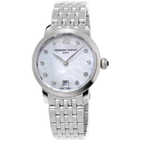 Frederique Constant Slimline Ladies Silver Watch FC-220MPWD1S26B