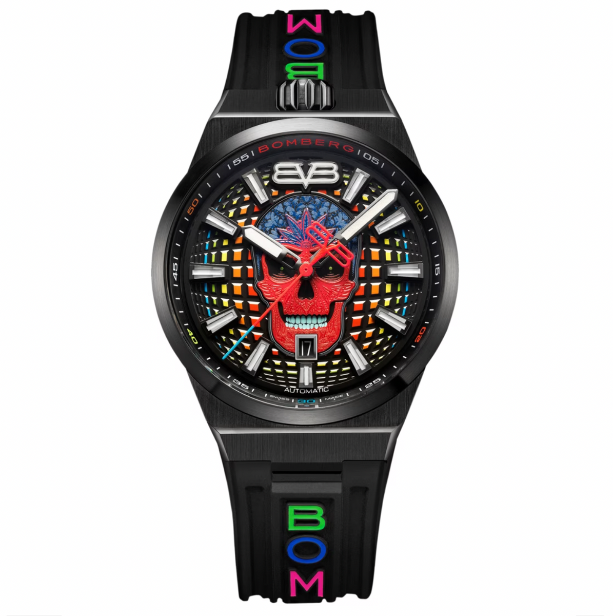 Bomberg BF43APBA.10 2.12 Watch BOLT 68 Auto Metropolis Mexico City Wat