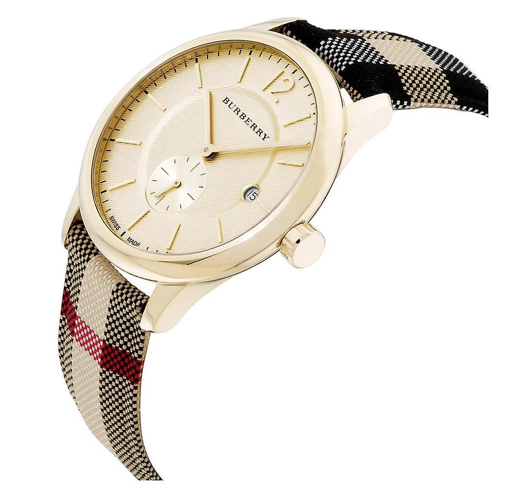 Burberry watch fabric strap sales
