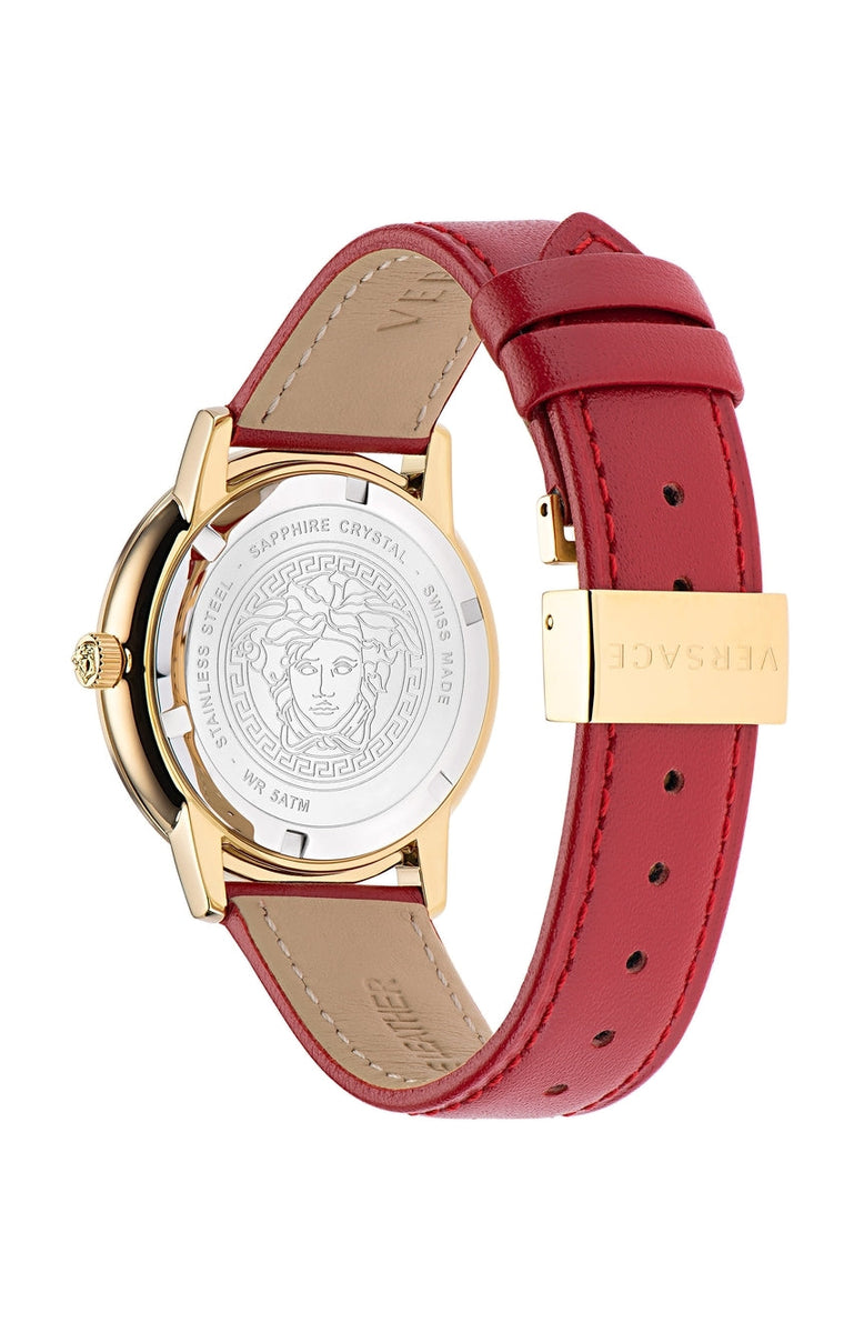 Versace Ladies Watch V-Tribute Red Diamond