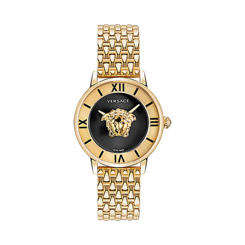 Versace La Medusa Ladies Gold Watch VE2R00322