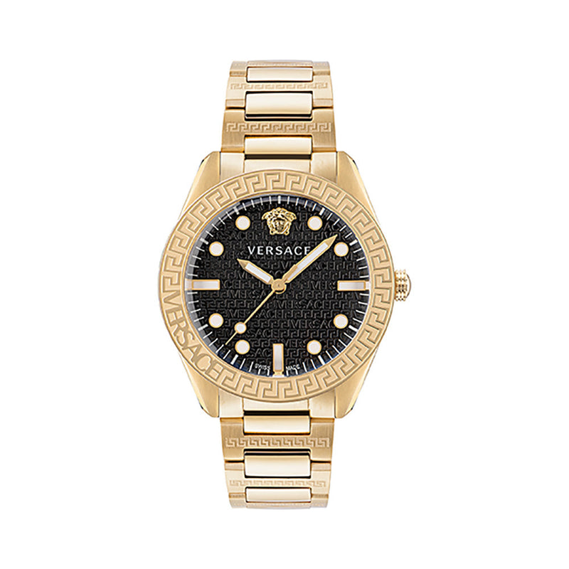 Versace Greca Dome Men's Gold Watch VE2T00522