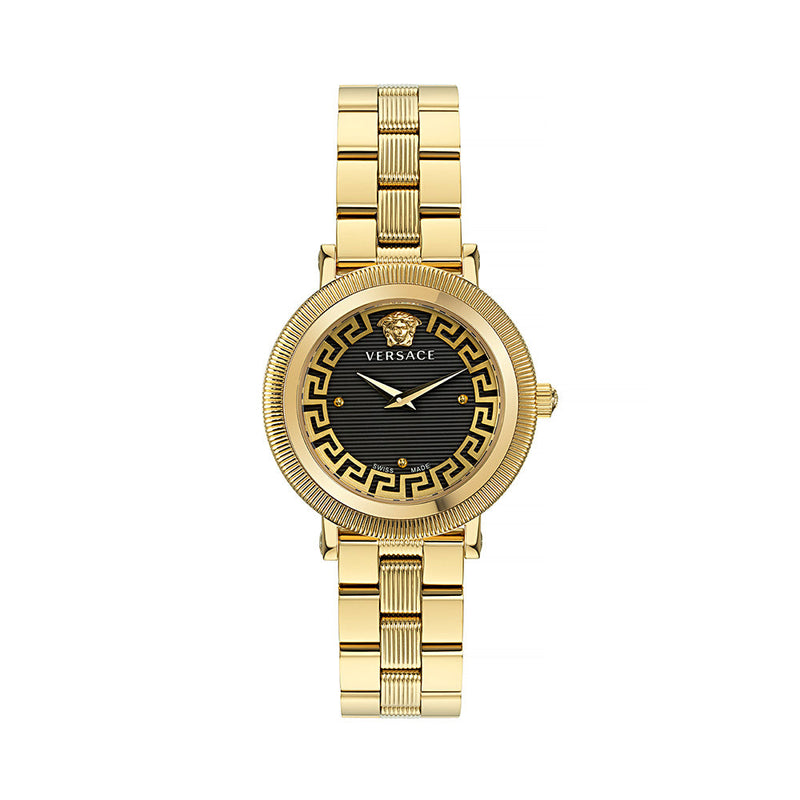 Versace Greca Flourish Ladies Gold Watch VE7F00623