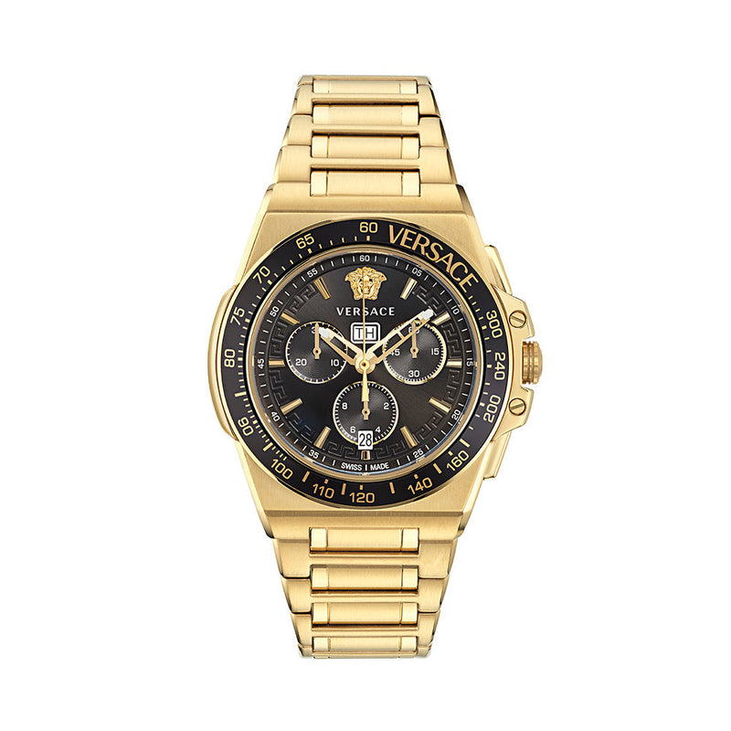 Versace Greca Extreme Men's Gold Watch VE7H00623