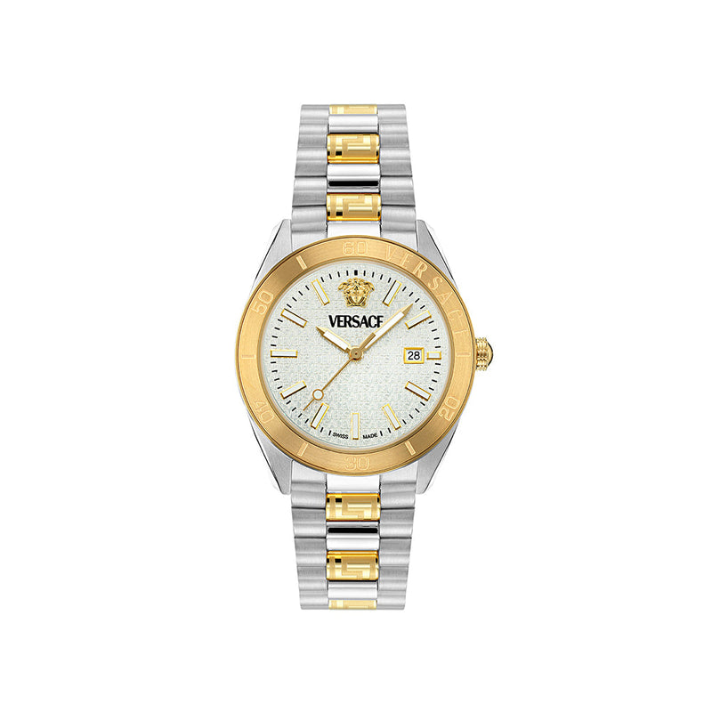 Versace Timeless V. Dome Men's Silver Watch VE8E00424