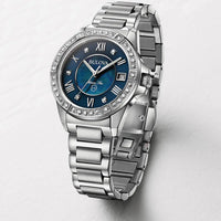 Analogue Watch - Bulova Marine Star Ladies Silver Watch 96R215