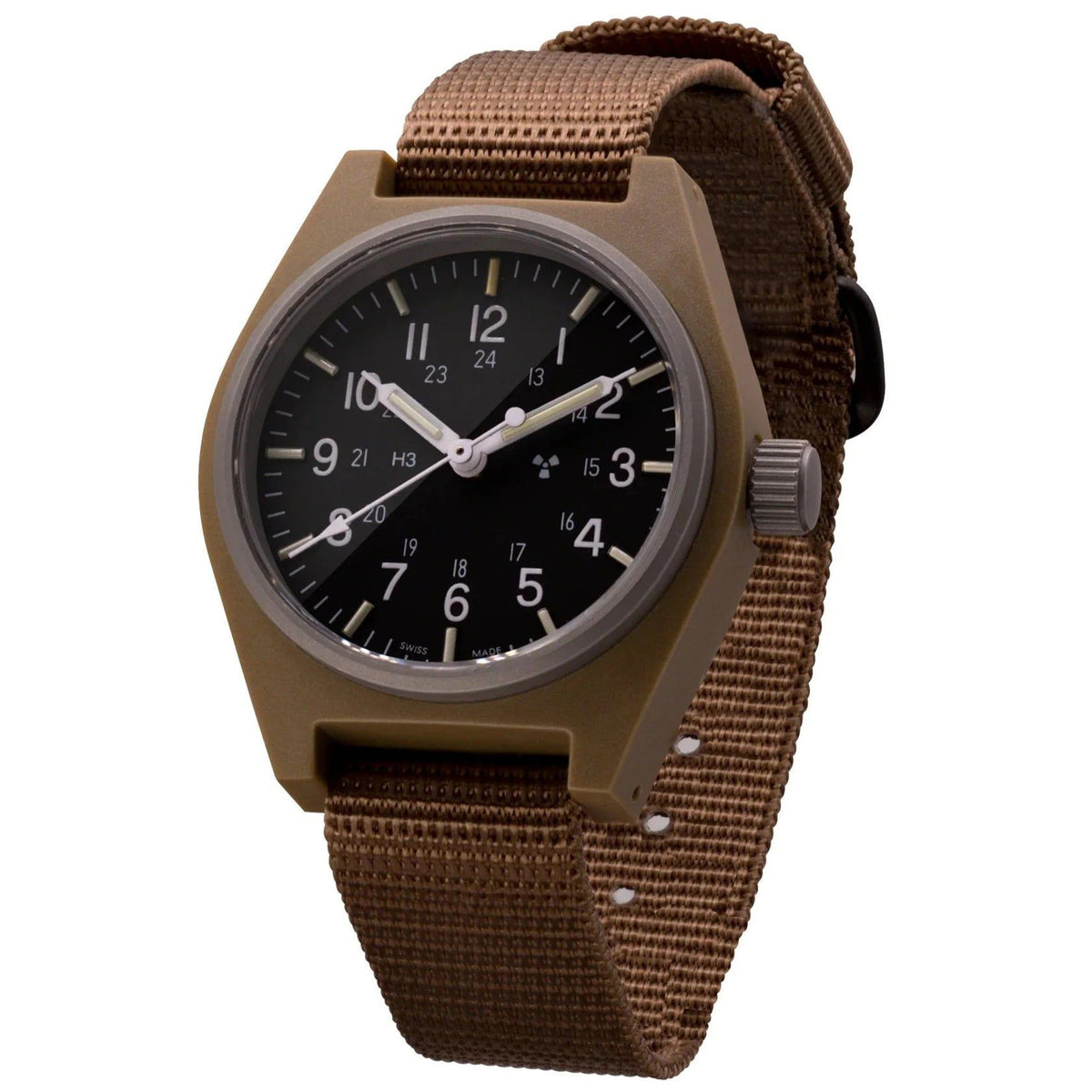 Marathon GPQ 34mm Desert Tan Quartz Watch