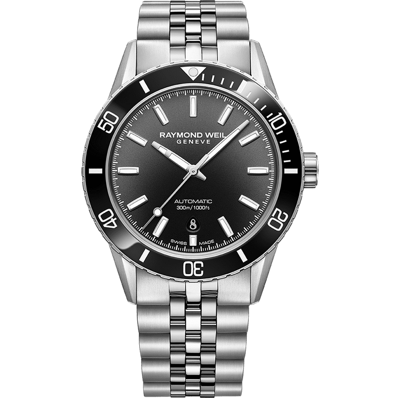 Analogue Watch - Raymond Weil Freelancer  Men's Silver Watch 2775-­ST1-­20051 