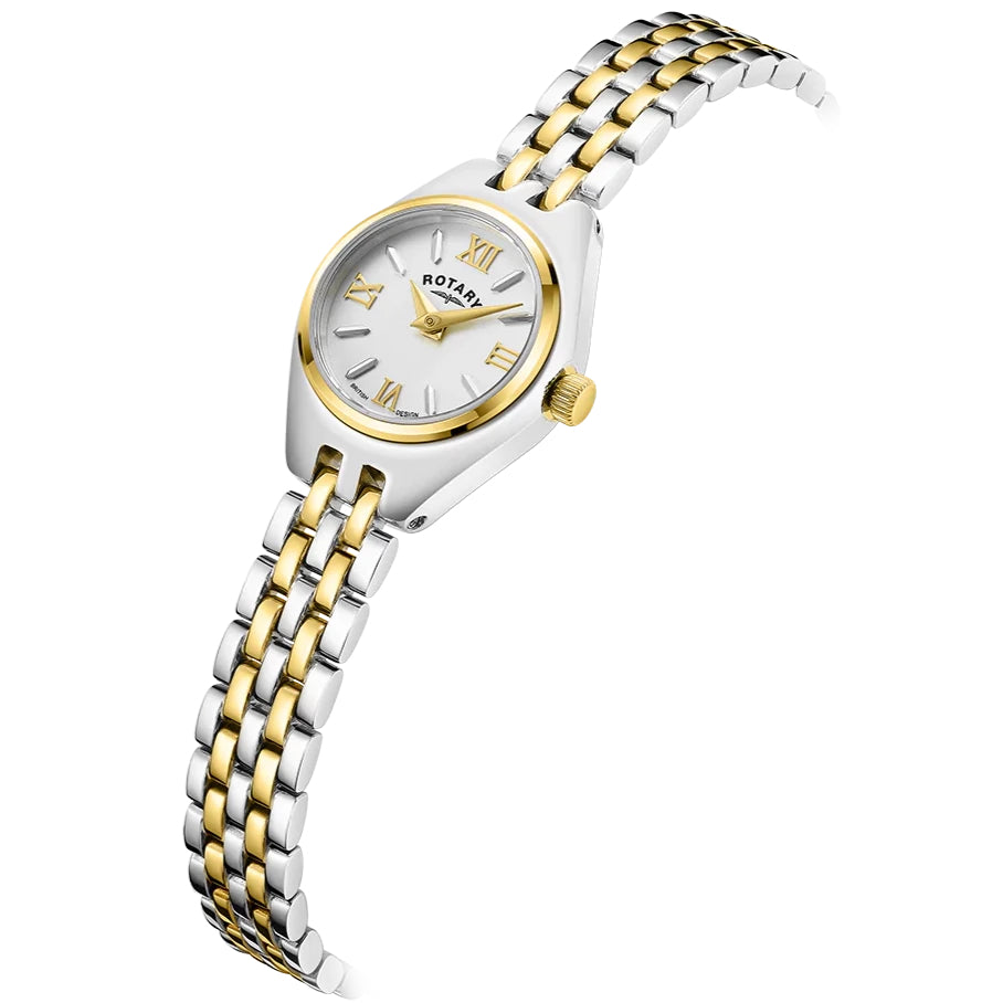 Rotary ladies 2025 two tone watch