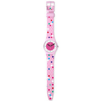 Analogue Watch - Swatch Blowing Bubbles Ladies Pink Watch SO28P109
