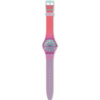 Analogue Watch - Swatch Electrifying Summer Pink Ladies Watch SO28P105