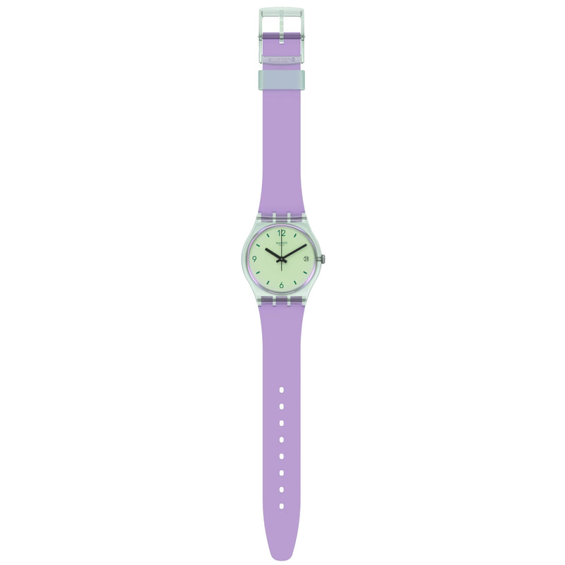 Analogue Watch - Swatch Mystic Sunrise Unisex Violet Watch SO28G401