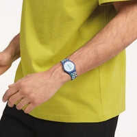 Analogue Watch - Swatch Spots Of Joy Unisex Blue Watch SO28N115