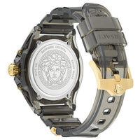 Analogue Watch - Versace Icon Active Indiglo Unisex Black Watch VE6E00123