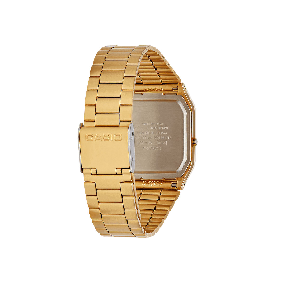 Casio Watch Vintage Retro Dual Time Gold Casio Watch Vintage Retro Dual Time Gold