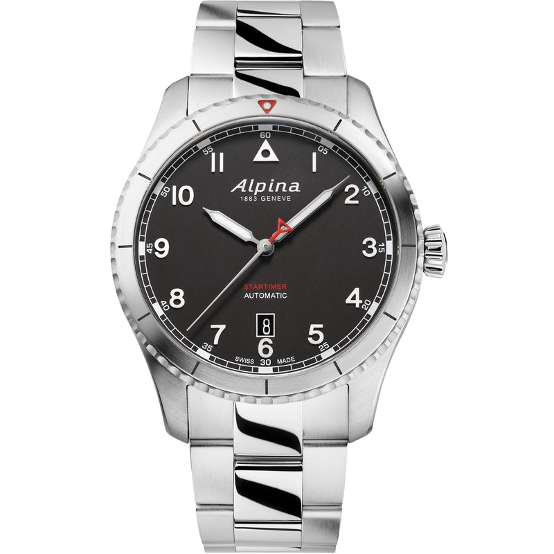 Automatic Watch - Alpina Startimer Pilot Automatic Stainless Steel 41 MM Watch