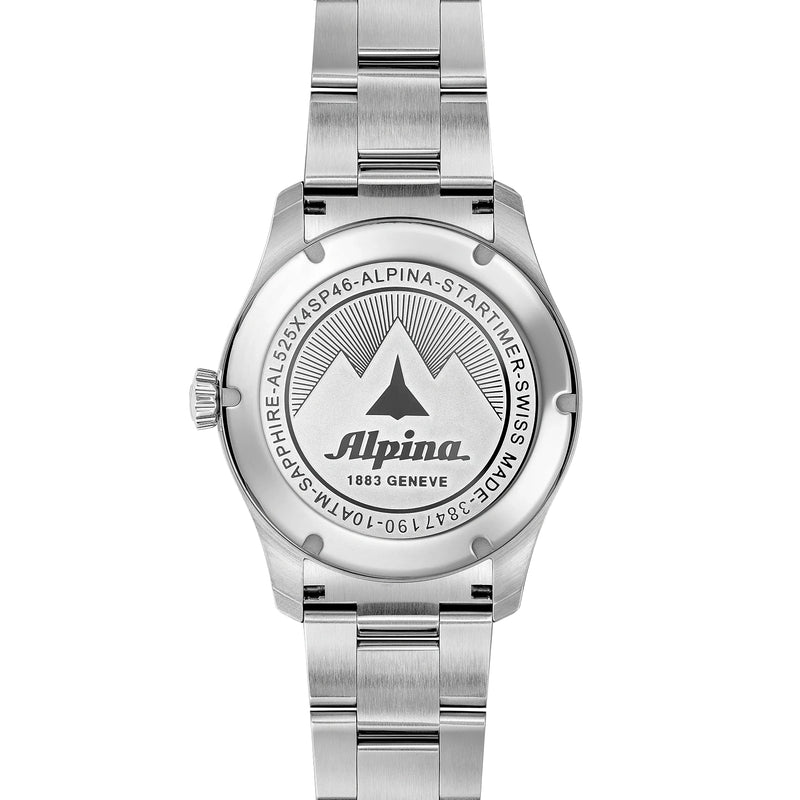 Automatic Watch - Alpina Startimer Pilot Automatic Stainless Steel 41 MM Watch AL-525BW4S26B