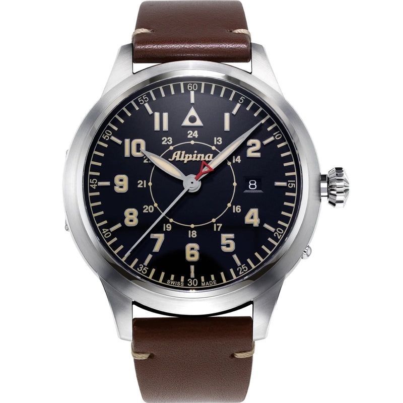 Automatic Watch - Alpina Startimer Pilot Heritage Automatic Watch AL-525BBG4SH6