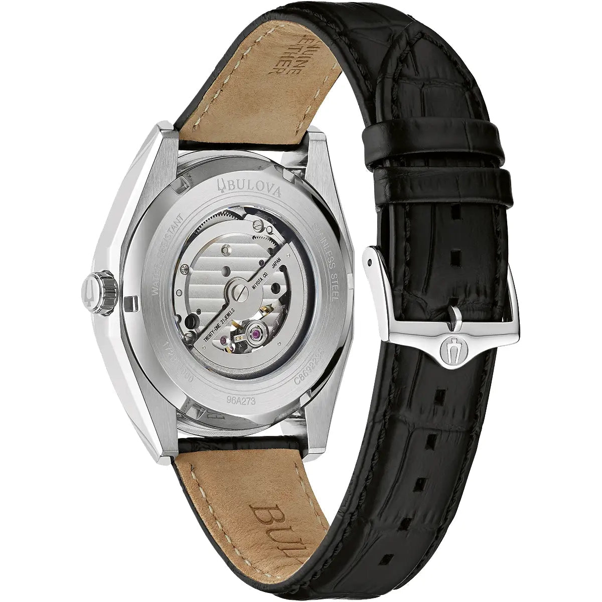Bulova Surveyor Auto Men s Black Watch 96A273