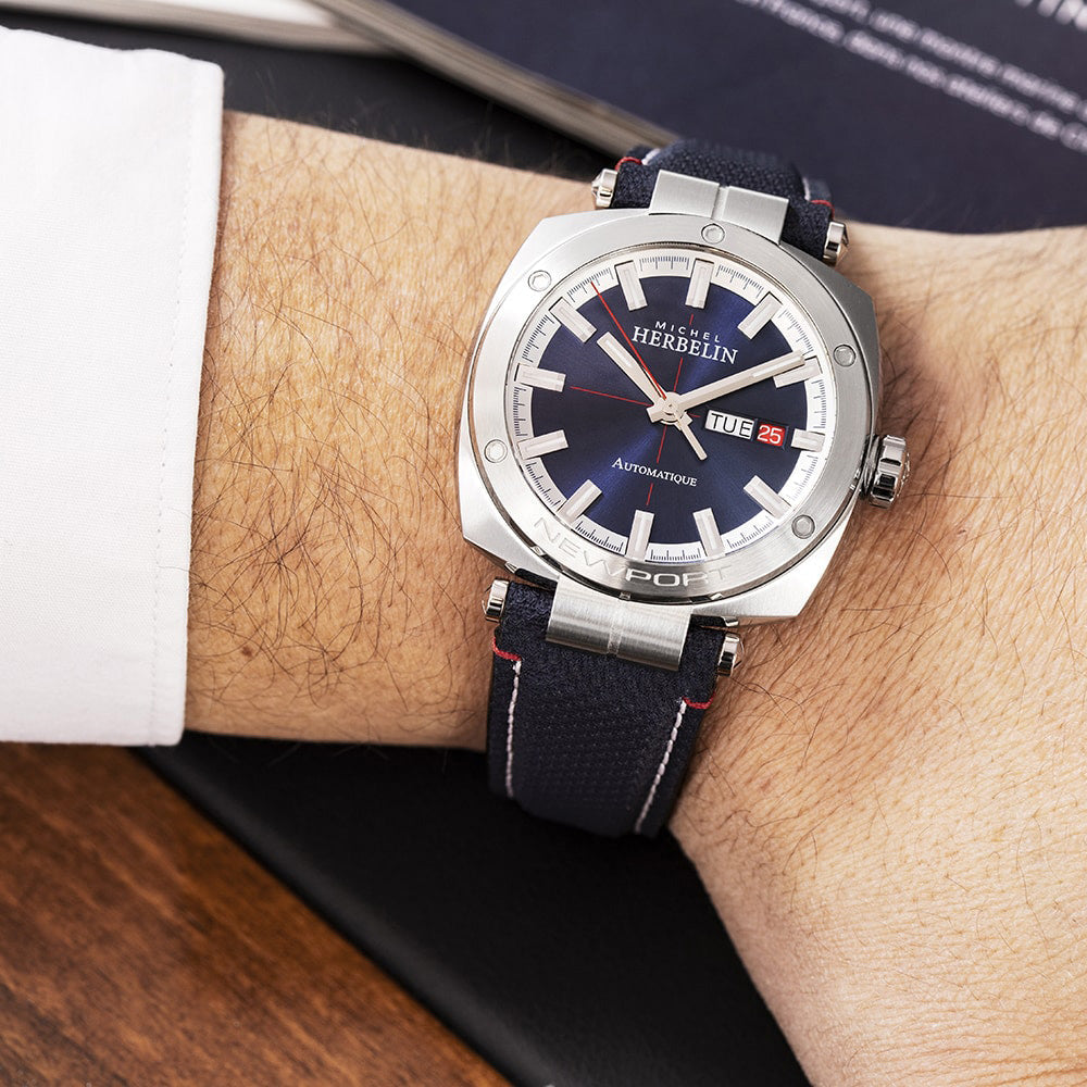 Herbelin Newport Heritage Automatic Men's Blue Watch 1764/42 from