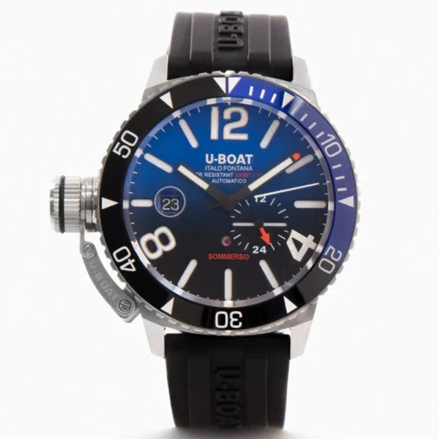 Automatic Watch - U-Boat Sommerso 46 SS Black Men's Watch U9519