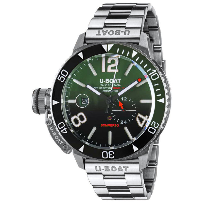 Automatic Watch - U-Boat Sommerso 46 SS Black MT Men's Watch U9520/MT