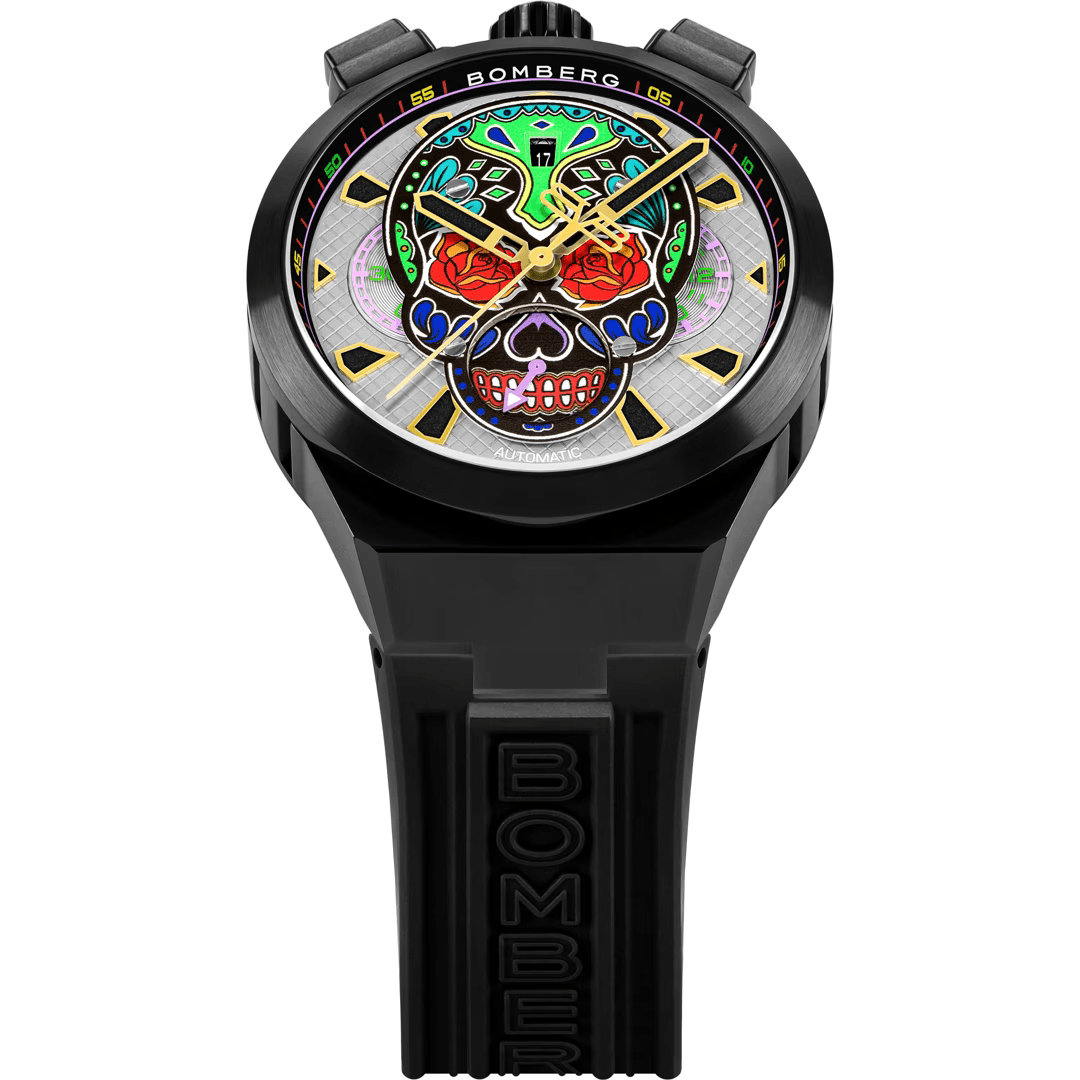 Bomberg Men's Bolt-68 Neo Calaveras Multicolour Watch from WatchPilot