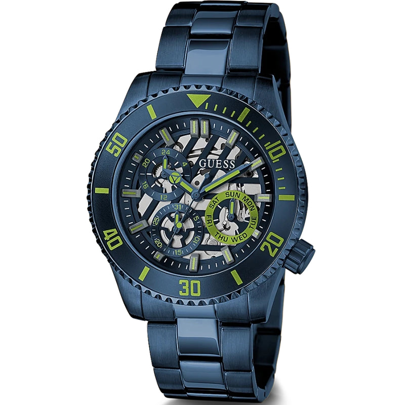 Chronograph Watch - Guess Axle Men's Navy Watch GW0488G4