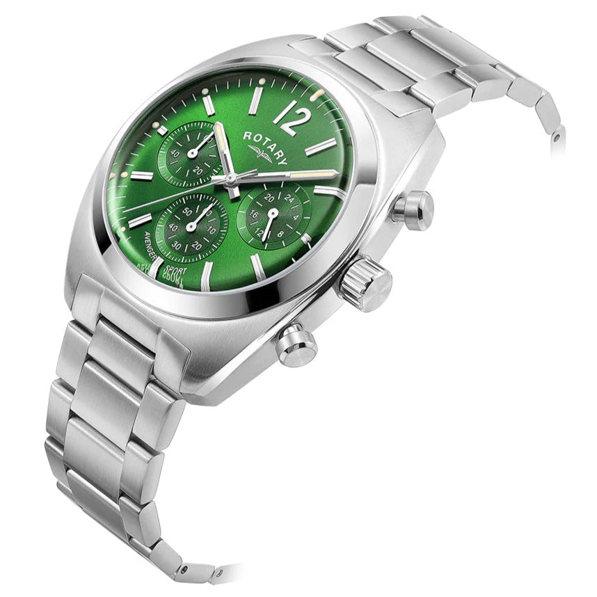 Rotary Avenger Sport Chrono Men s Green Watch GB05485 24 from WatchPilot
