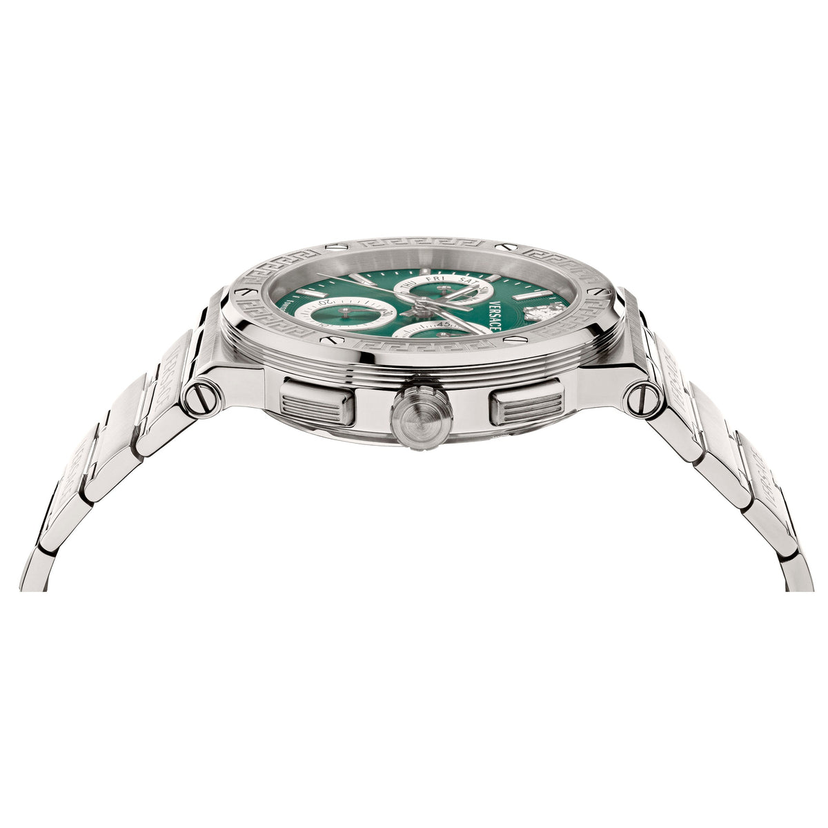 Versace Greca Logo Men's Green Watch VEZ900121 from WatchPilot™