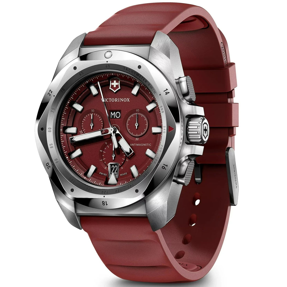 Victorinox I.N.O.X. Chrono Men s Red Watch 241986 from WatchPilot