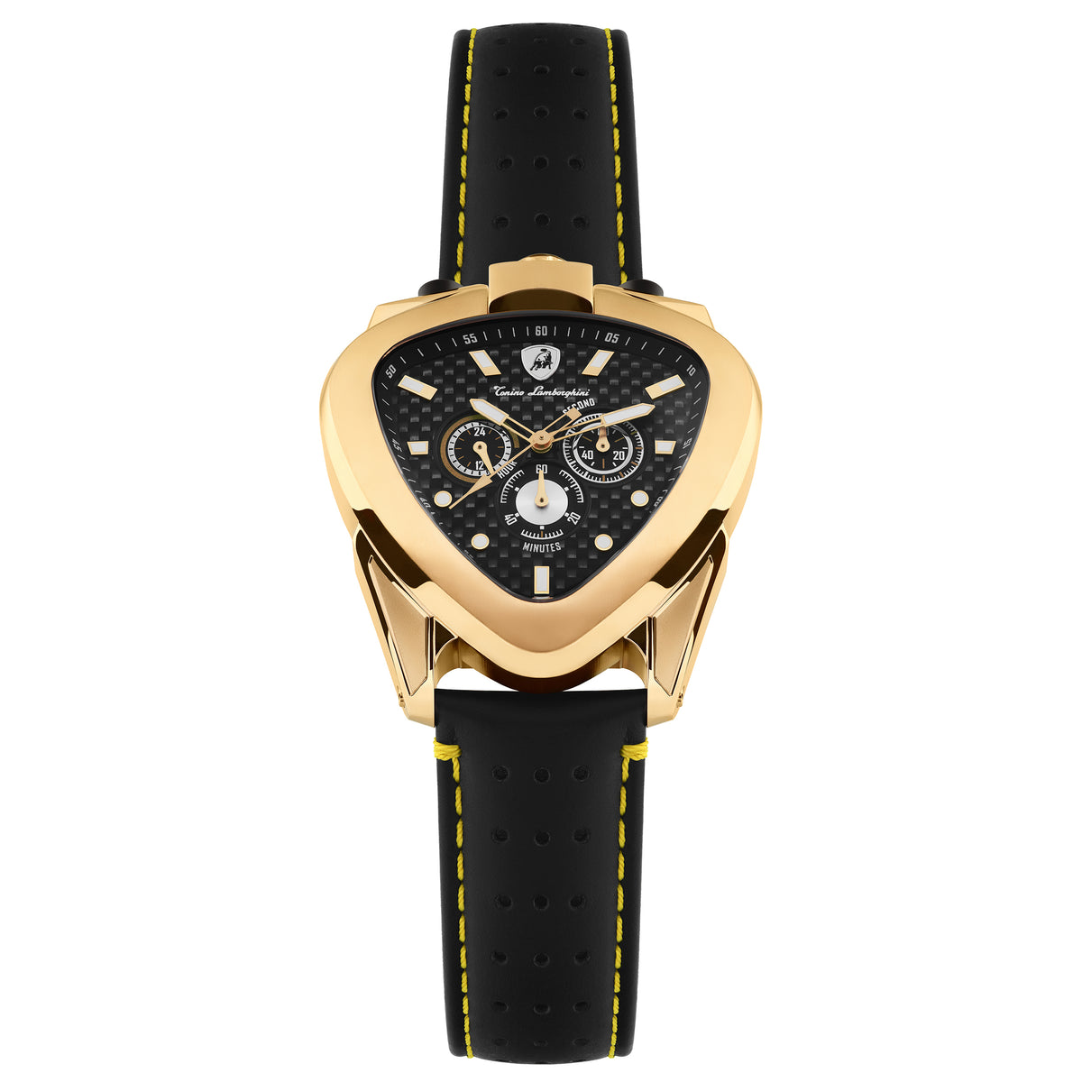 Tonino Lamborghini 腕時計 クロノグラフ Tonino Lamborghini T20CH-B Spyder 12 H Men's Gold Chronograph