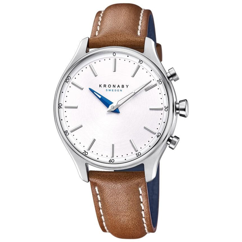 Analogue Smart Watch - Kronaby S0658/1 Ladies Brown Sekel Hybrid Smartwatch