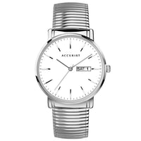 Analogue Watch - Accurist 7299 Men's White Classic Watch
