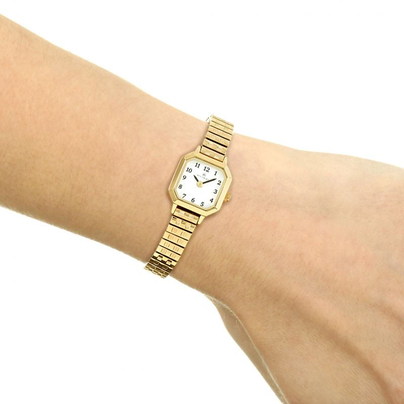 Analogue Watch - Accurist 8270 Ladies Gold Expander Watch