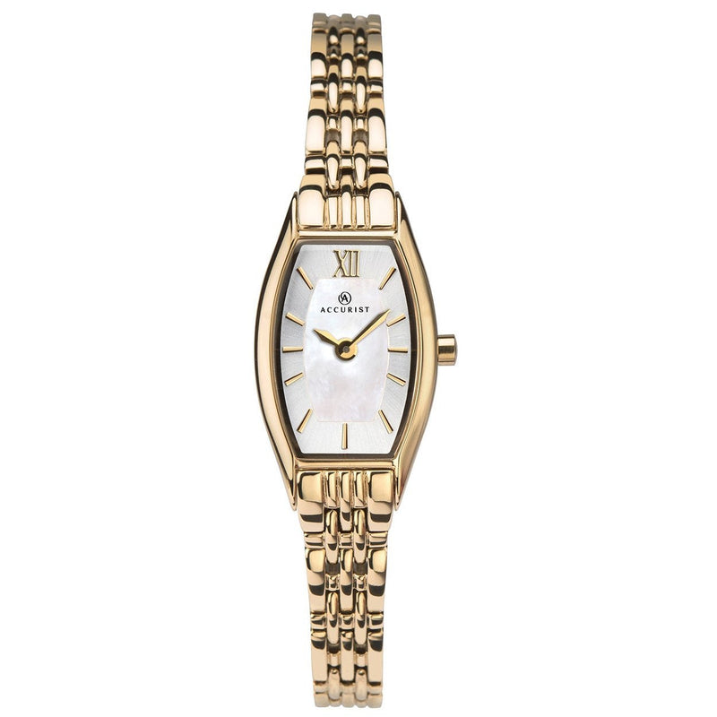 Analogue Watch - Accurist LB1280PX Ladies Gold Stainless Steel Watch