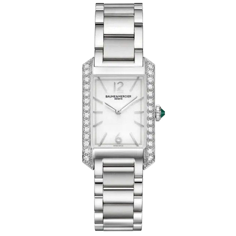 Analogue Watch - Baume Mercier Ladies White Hampton Watch BM0A10631