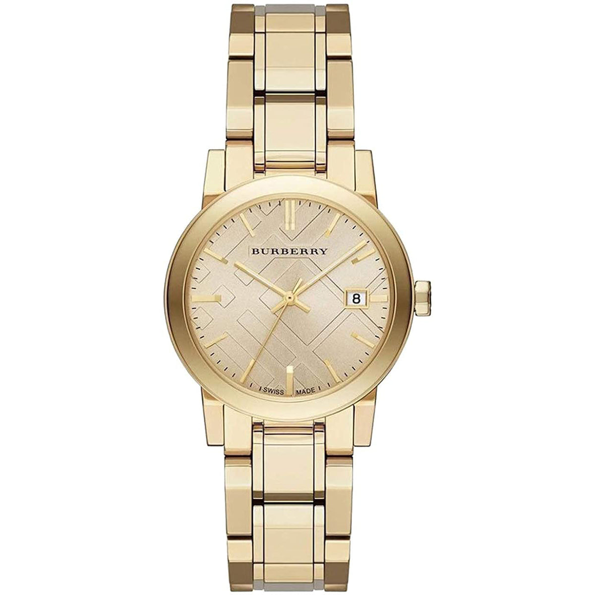 Burberry The City Yellow Gold Ladies Watch