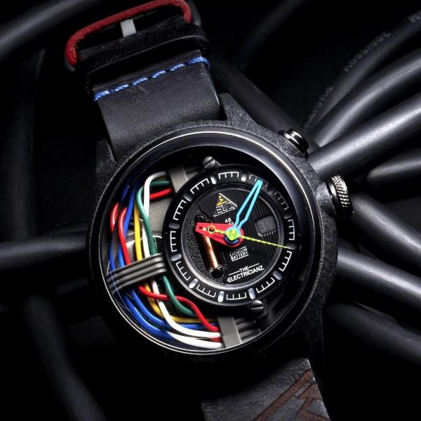 Analogue Watch - Electricianz Black Carbon Z Watch ZZ-A1A/03