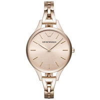 Analogue Watch - Emporio Armani AR11055 Ladies Aurora Rose Gold Watch