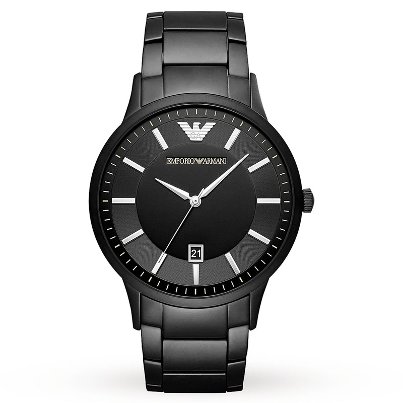 Analogue Watch - Emporio Armani AR11079 Men's Black Watch